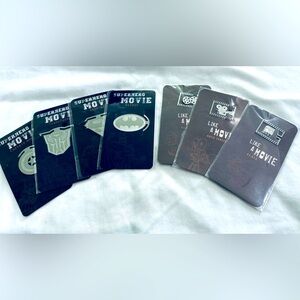 New NIP Metal Bookmark Page Markers - Superheroes & Movies